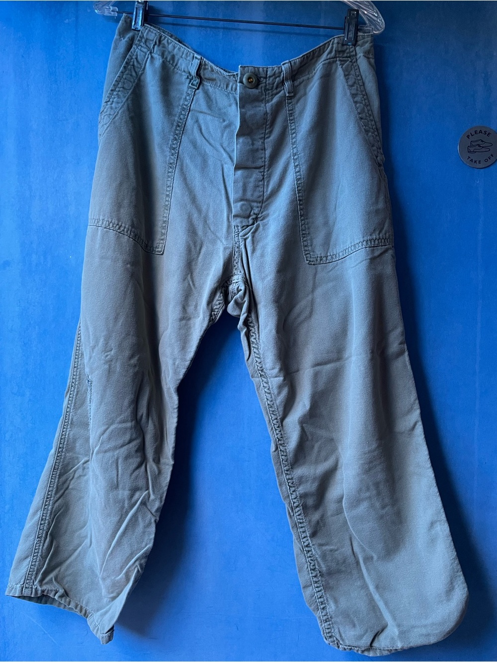 The Great slouchy carpenter/army pants